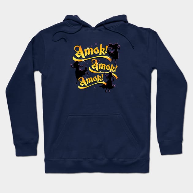 Amok! Amok! Amok! Hoodie by SaltyCult